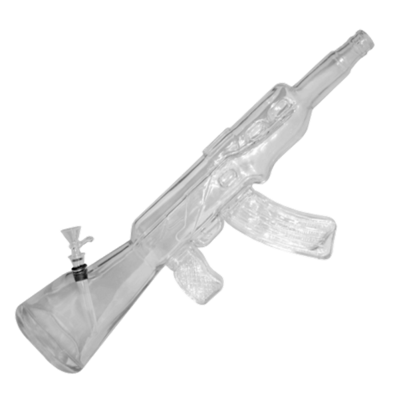 AK47 Bong Transparent 20''