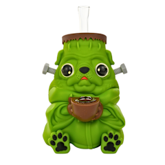 6" Zombie Pugs Silicone Bong Random Colours
