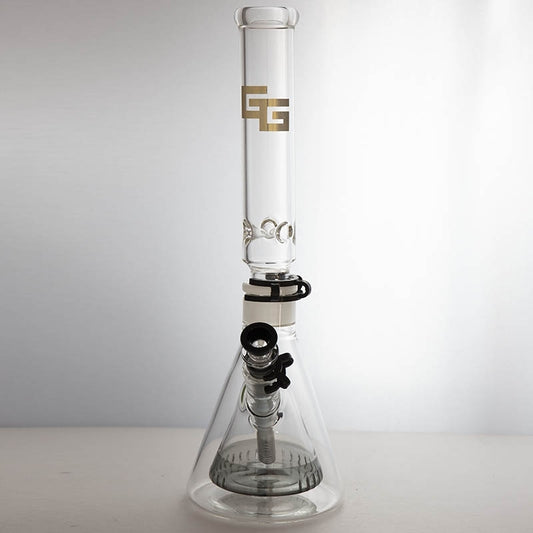 16'' 5mm Golden Grass Colored beaker 2pcs (Black)