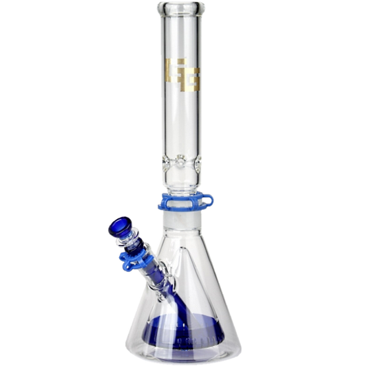 16'' 5mm Golden Grass Colored beaker 2pcs (Blue)