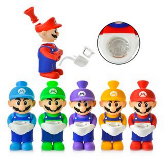 6" PIPE MARIO EN SILICONE Random Colours