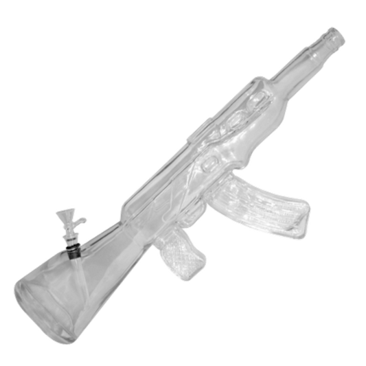 AK47 Bong Transparent  20''