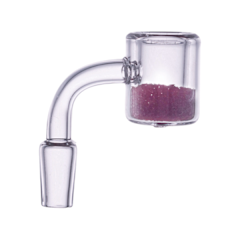 Thermochromic Thermal Banger Red Sand Colour, Clear Joint, 90 Deg, Clear