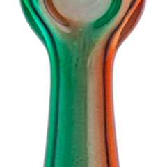 4.7” Translucent Spoon Glass Hand Pipe Rainbow