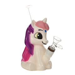 4.5" Arsenal Rainbow Horse Licorne Waterpipe