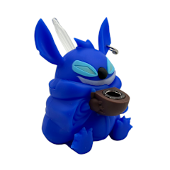 5" Arsenal Blue Koala Stitch Bong Water Pipe