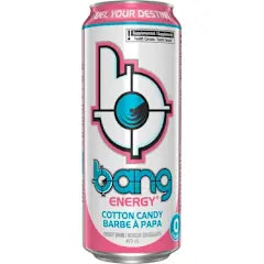 Bang Energy Cotton Candy, 473 ml cans
